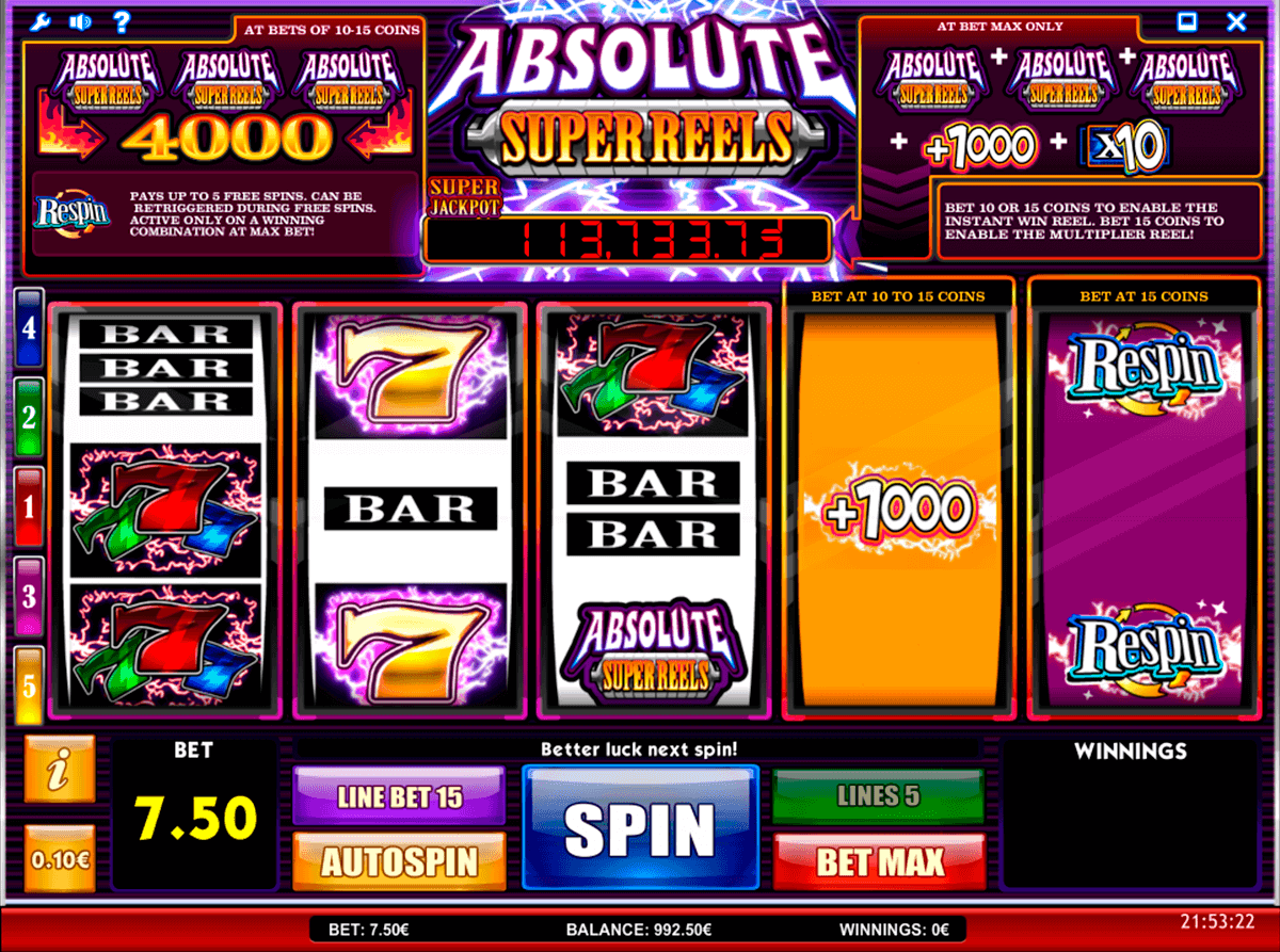 absolute super reels isoftbet kolikkopelit