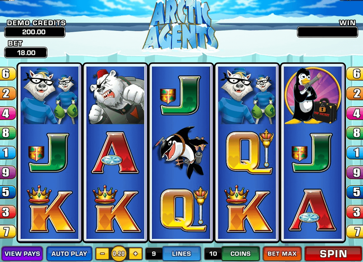 arctic agents microgaming kolikkopelit
