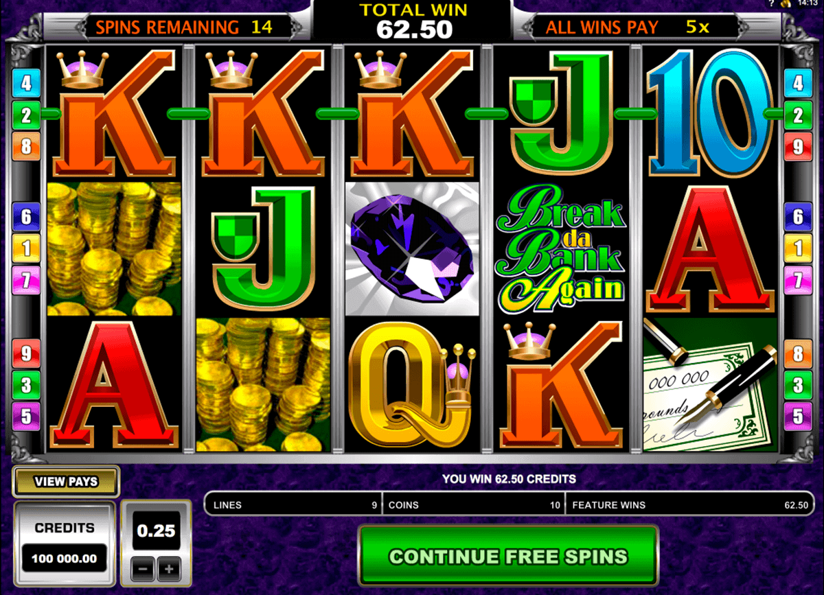 break da bank again microgaming kolikkopelit