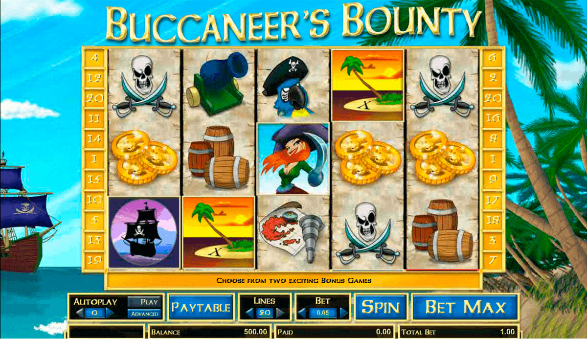 buccaneers bounty amaya kolikkopelit