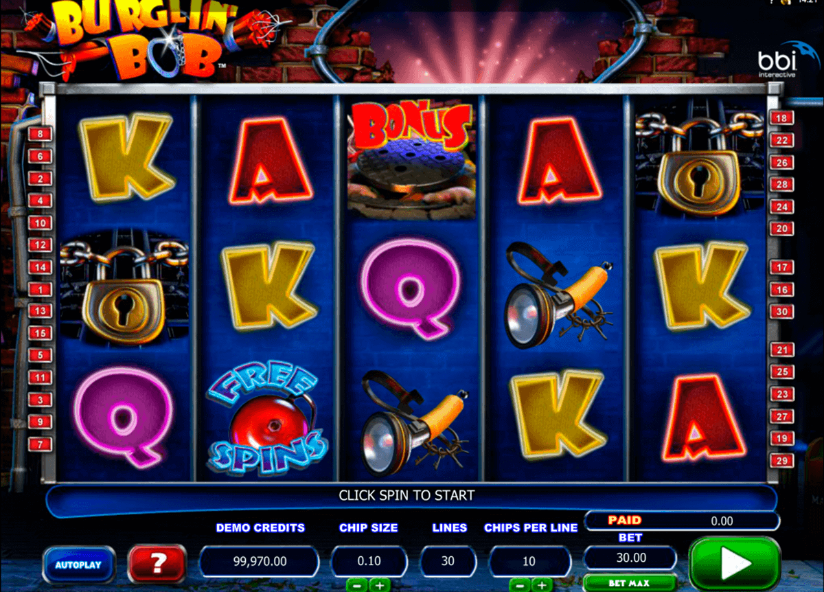 burglin bob microgaming kolikkopelit