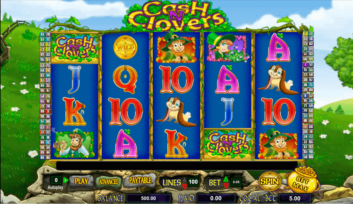 cash n clovers amaya kolikkopelit