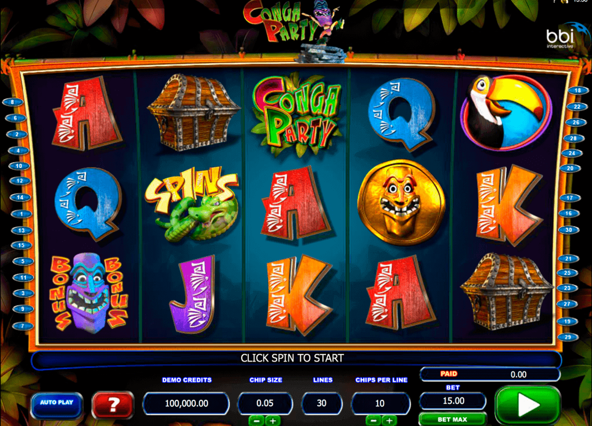 conga party microgaming kolikkopelit