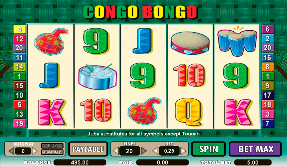 congo bongo amaya kolikkopelit