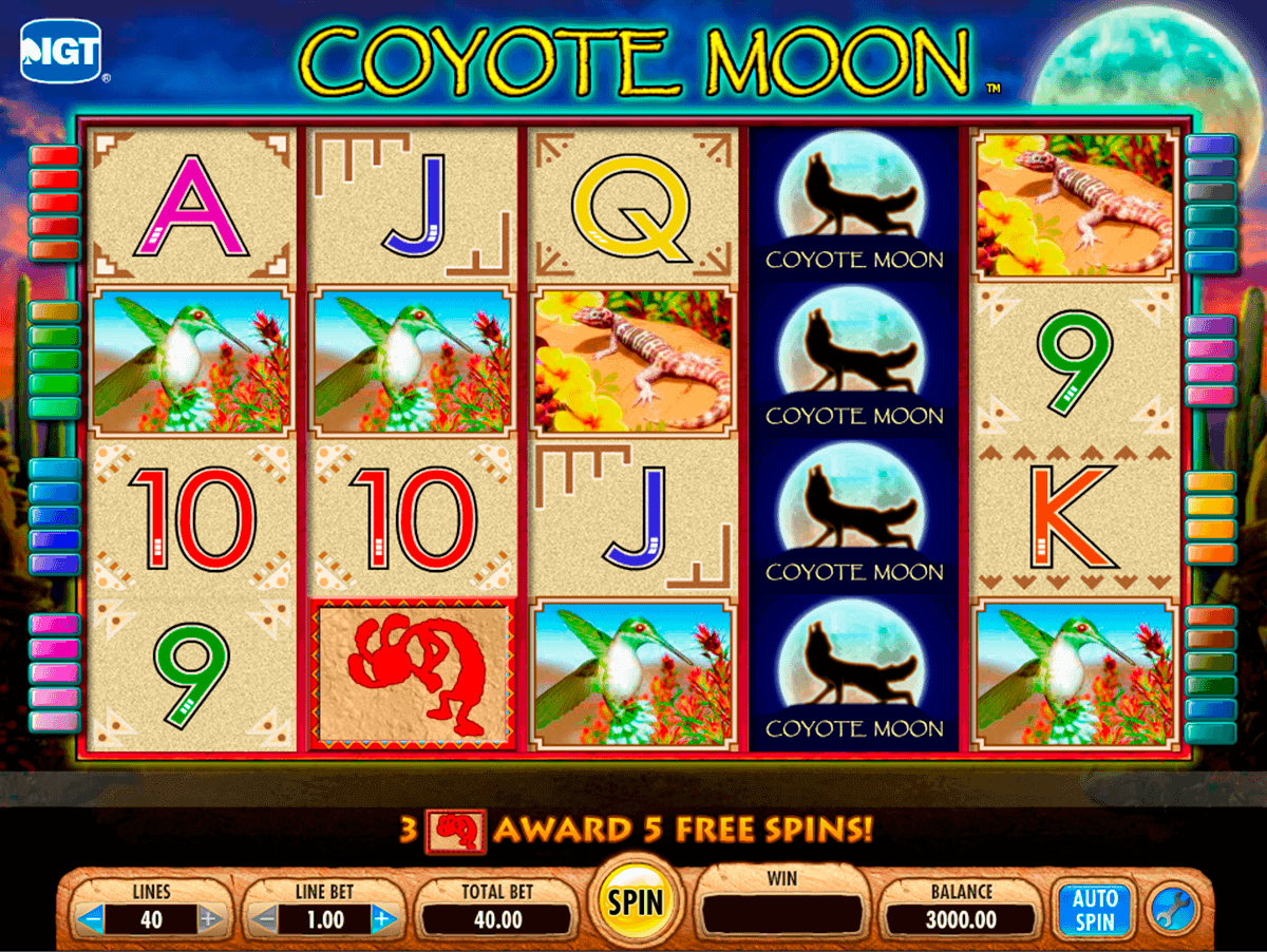 coyote moon igt kolikkopelit