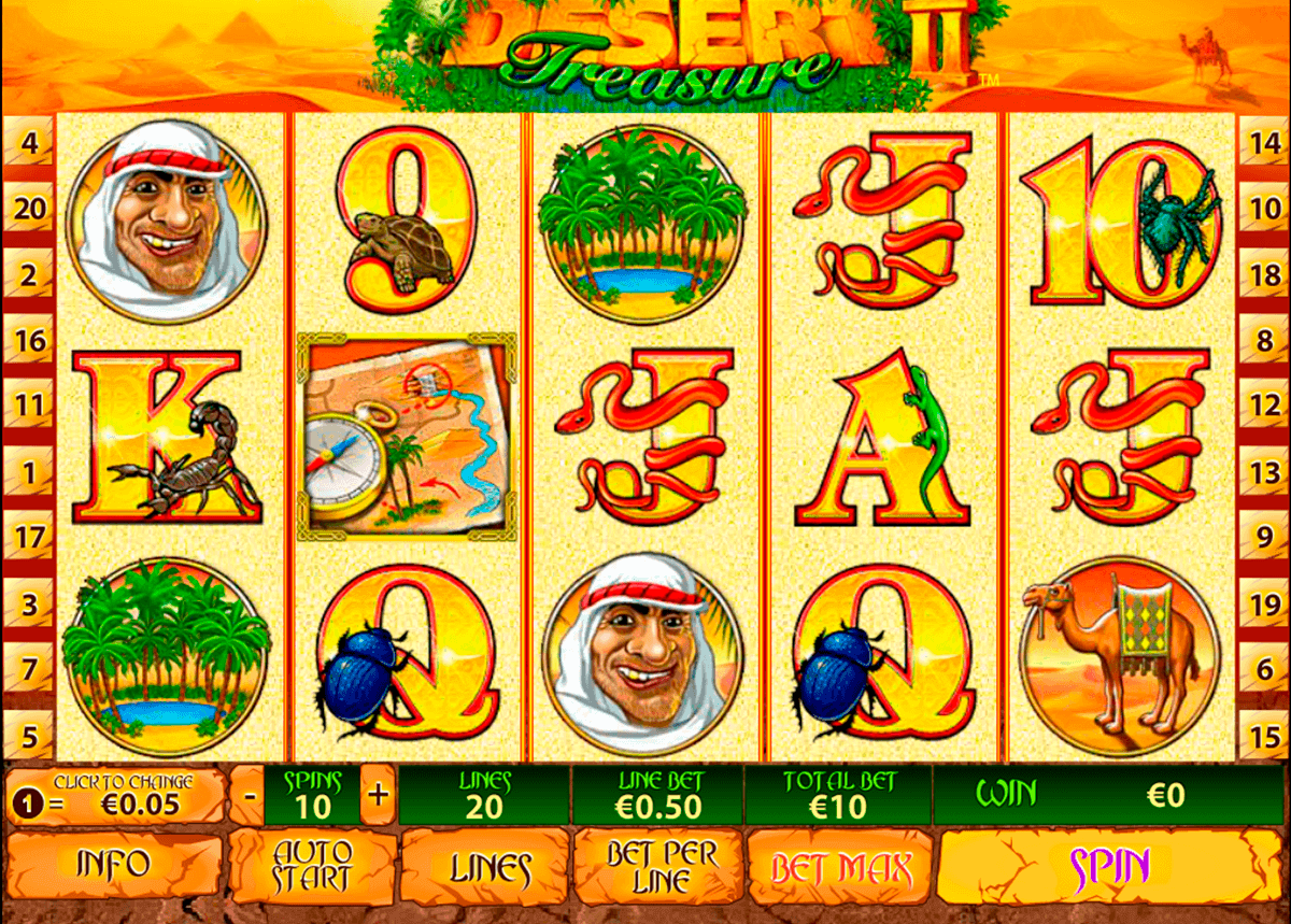 desert treasure ii playtech kolikkopelit