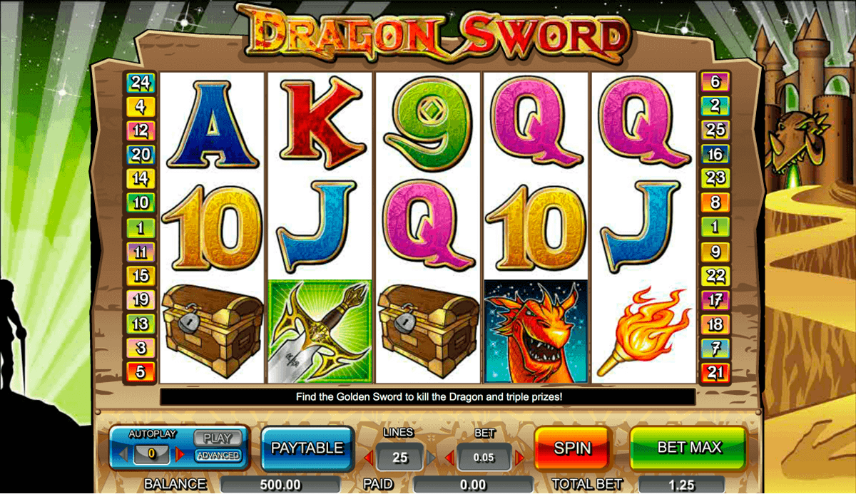 dragon sword amaya kolikkopelit