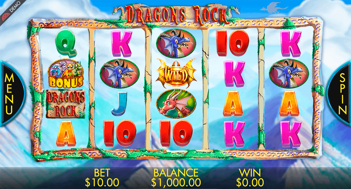 dragons rock genesis kolikkopelit
