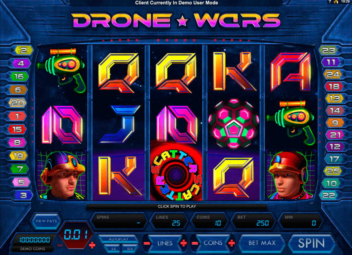 drone wars microgaming kolikkopelit