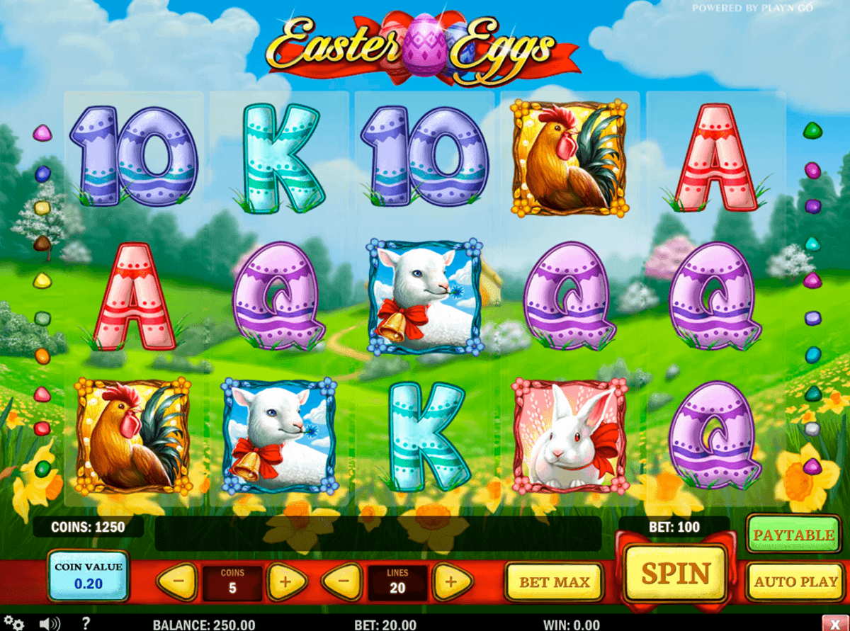 easter eggs playn go kolikkopelit