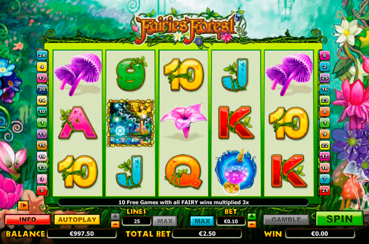 fairies forest netgen gaming kolikkopelit