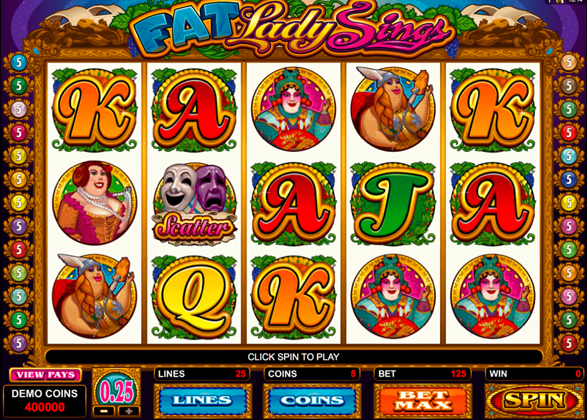 fat lady sings microgaming kolikkopelit