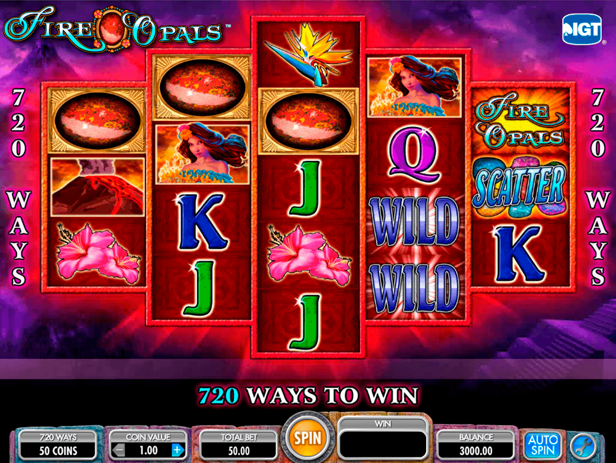 fire opals igt kolikkopelit
