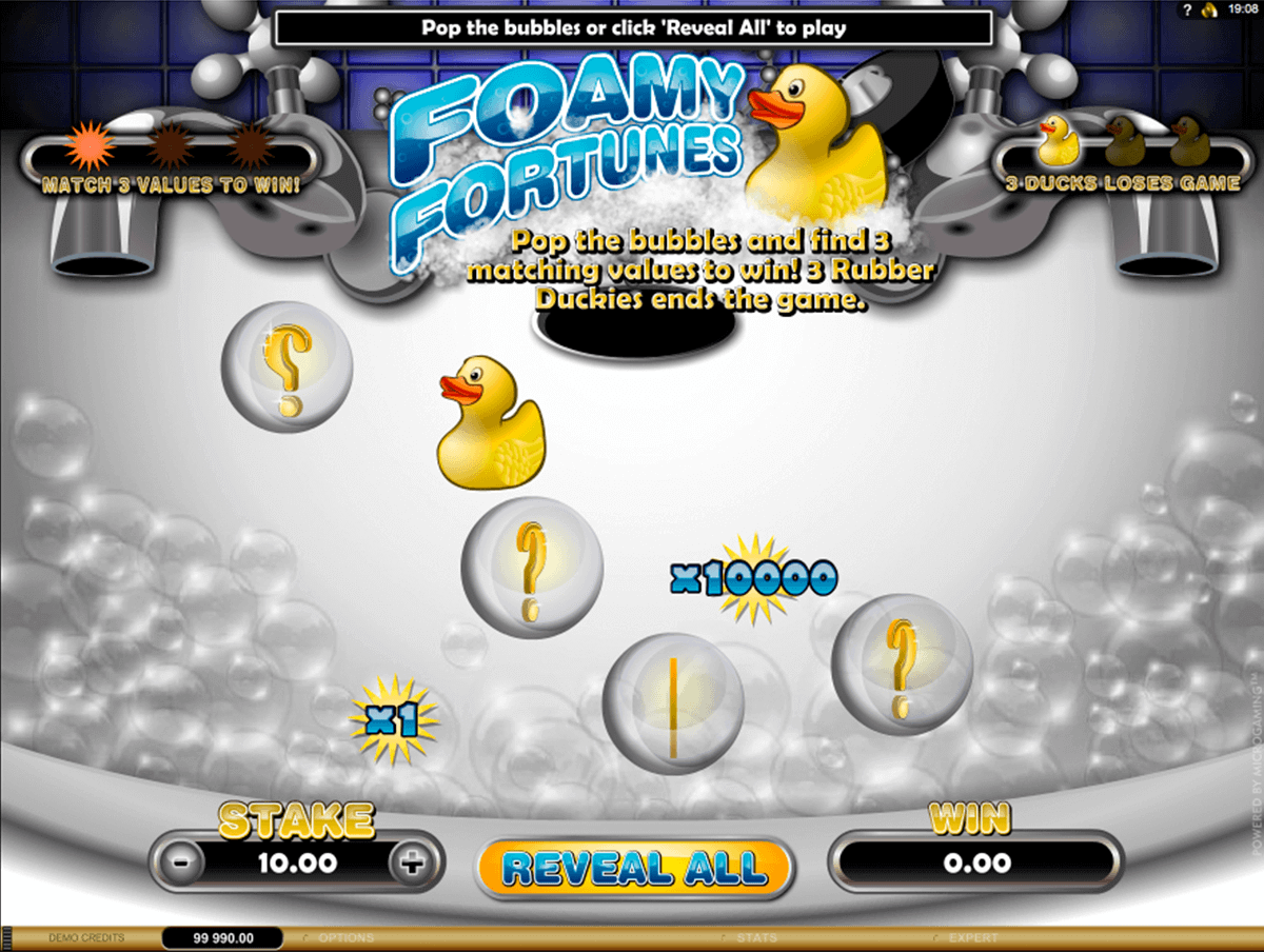foamy fortunes microgaming raaputusarvat