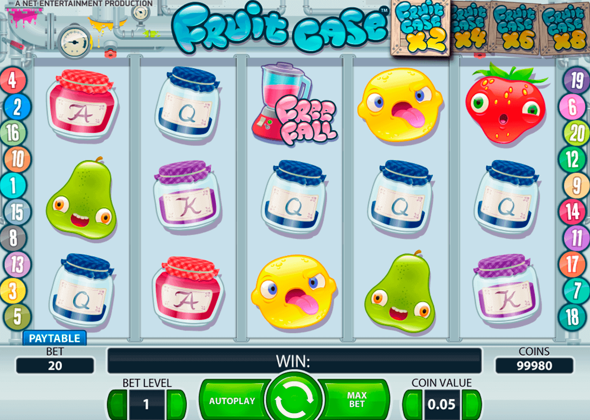 fruit case netent kolikkopelit