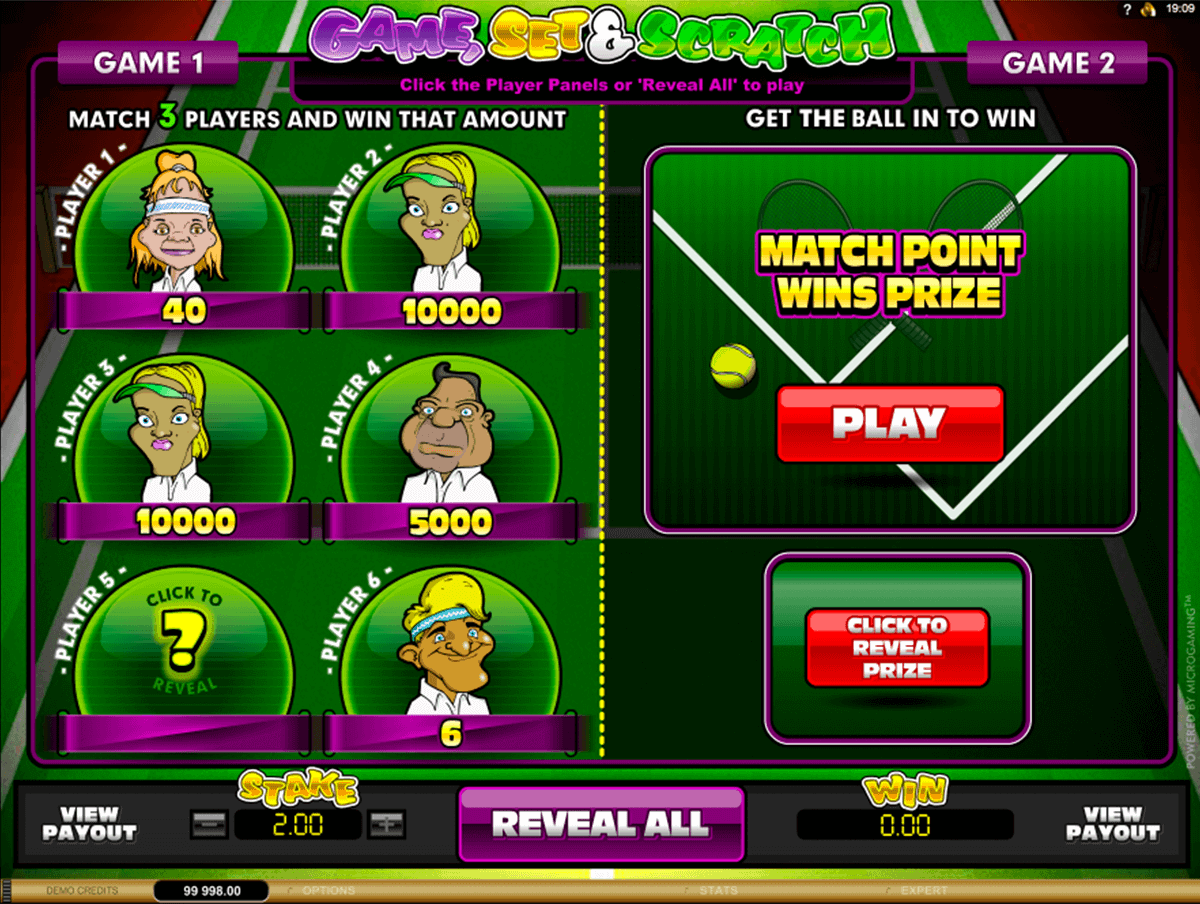 game set and scratch microgaming raaputusarvat