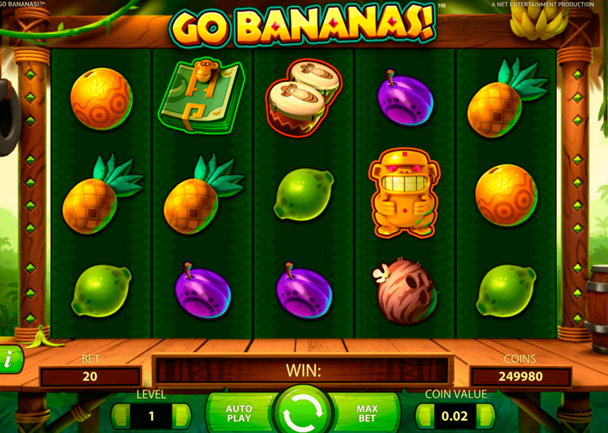 go bananas netent kolikkopelit