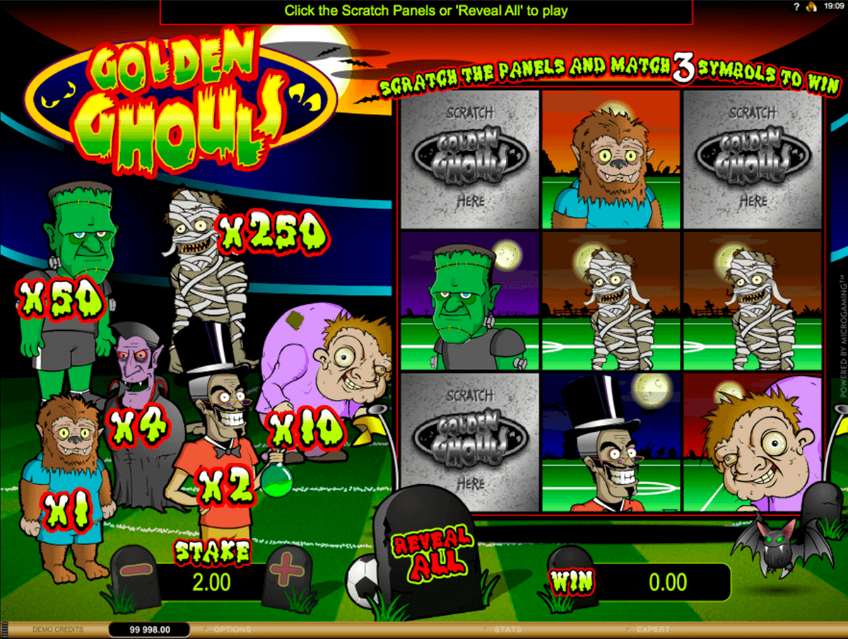 golden ghouls microgaming raaputusarvat