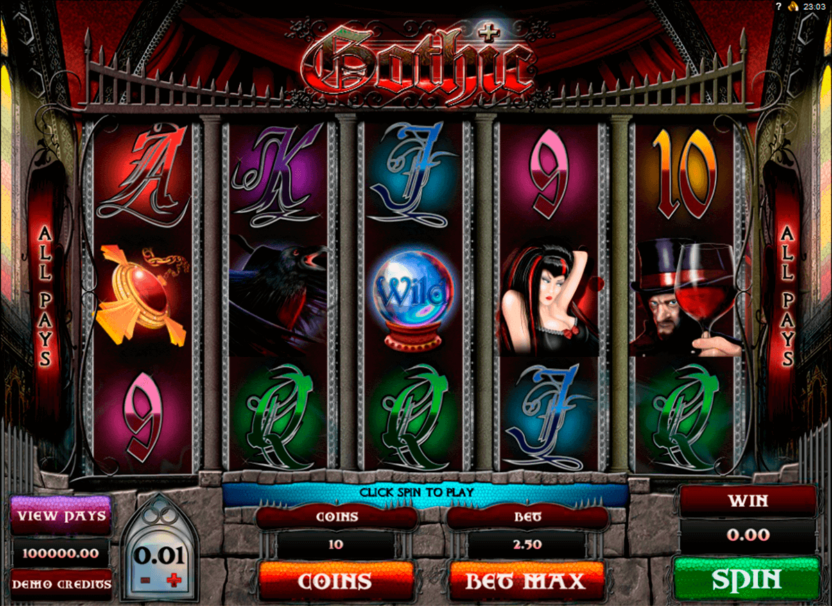 gothic genesis kolikkopelit