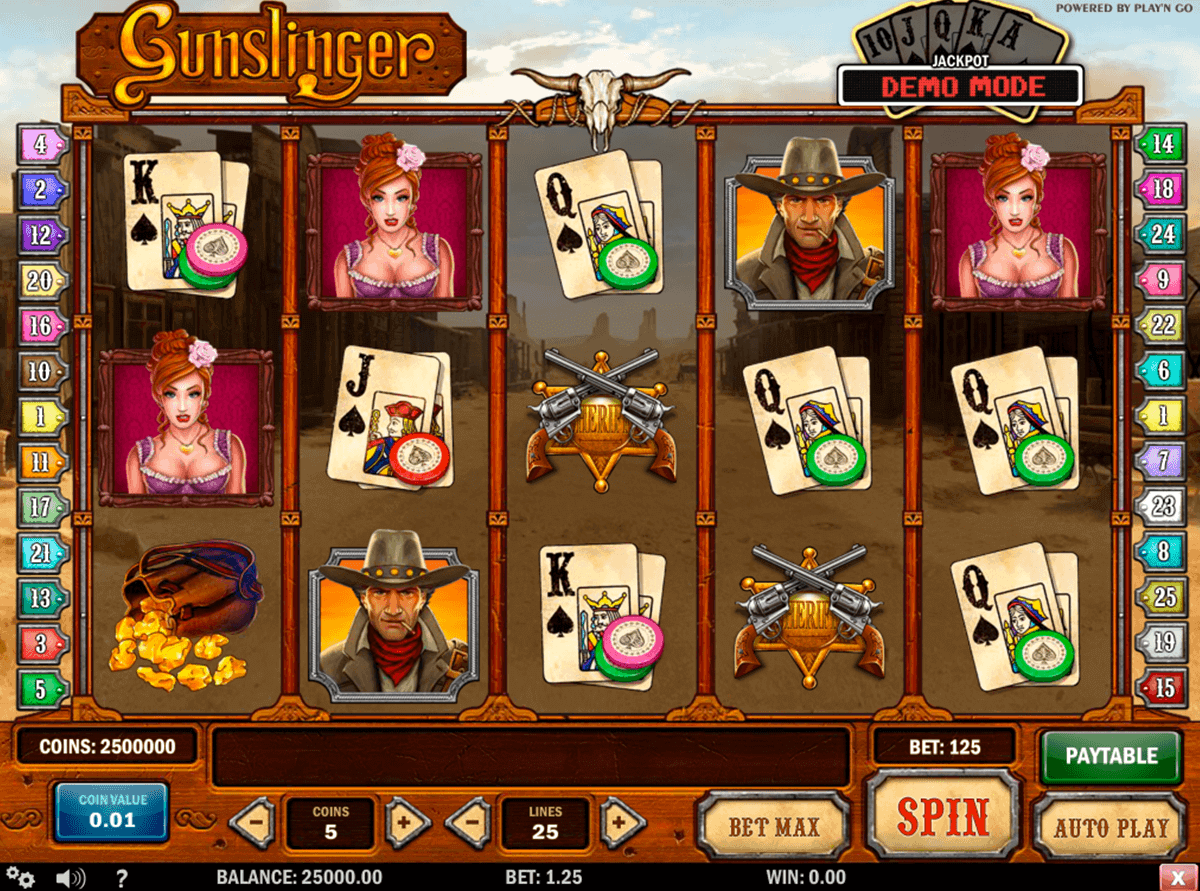 gunslinger playn go kolikkopelit