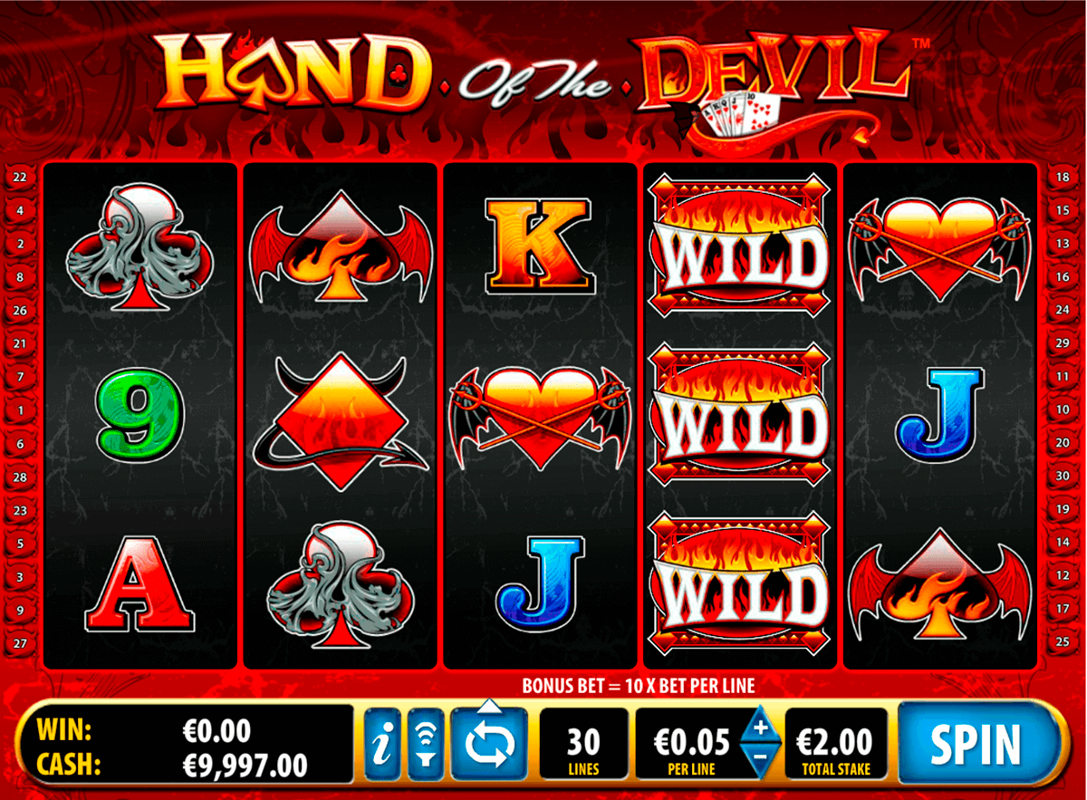 hand of the devil bally kolikkopelit