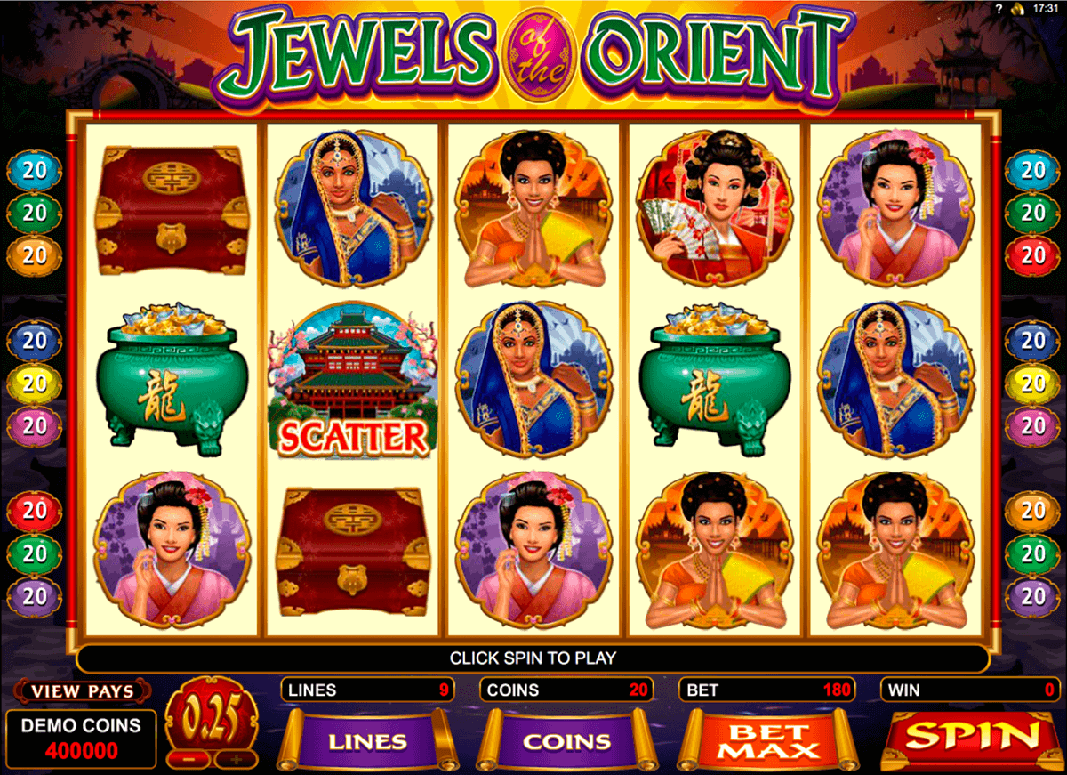jewels of the orient microgaming kolikkopelit