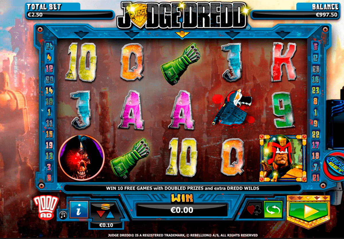 judge dredd netgen gaming kolikkopelit