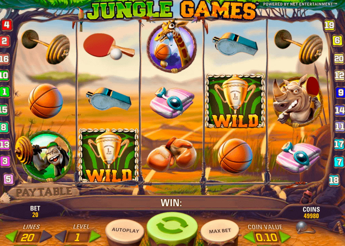 jungle games netent kolikkopelit