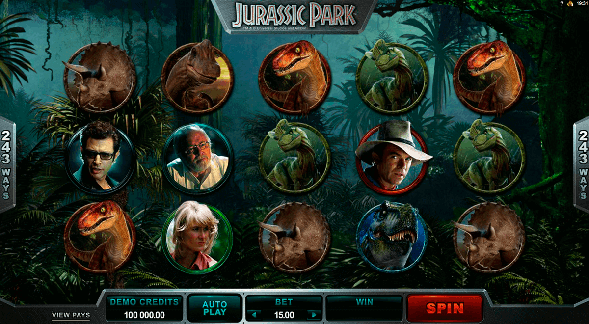 jurassic park microgaming kolikkopelit