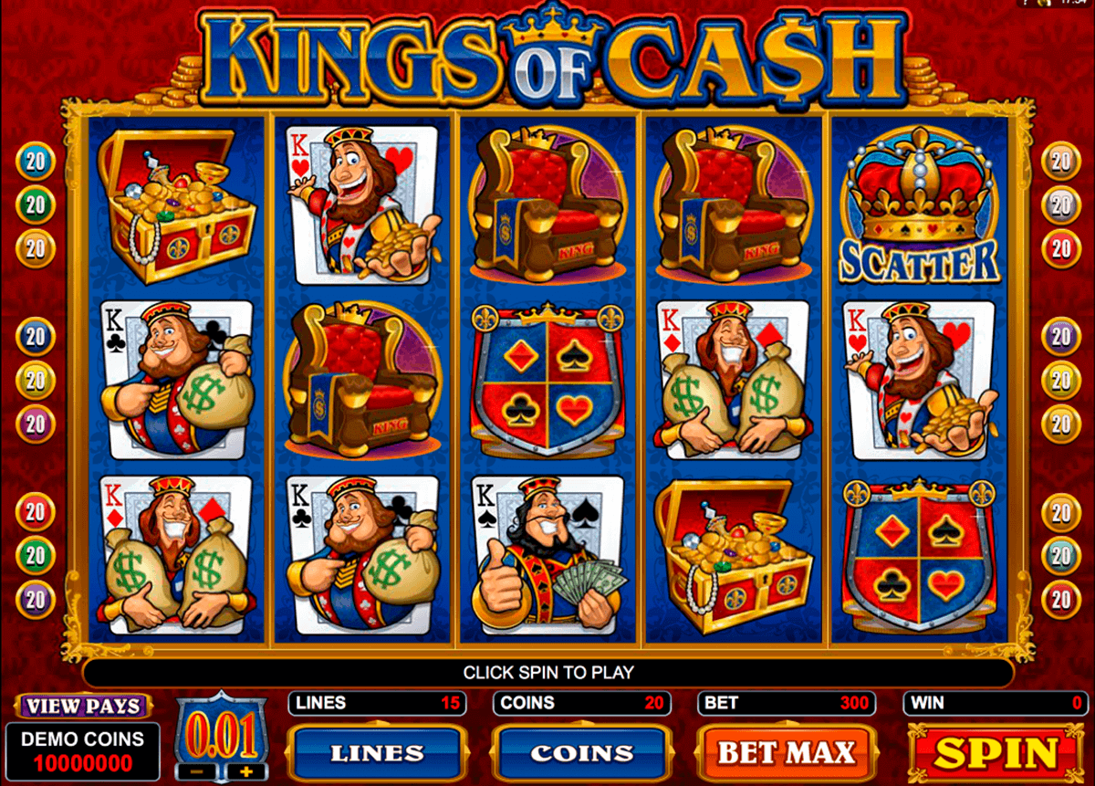 kings of cash microgaming kolikkopelit