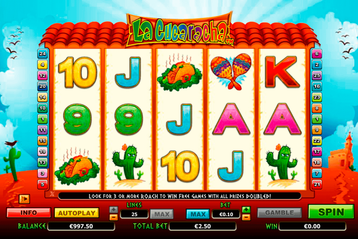 la cucaracha netgen gaming kolikkopelit