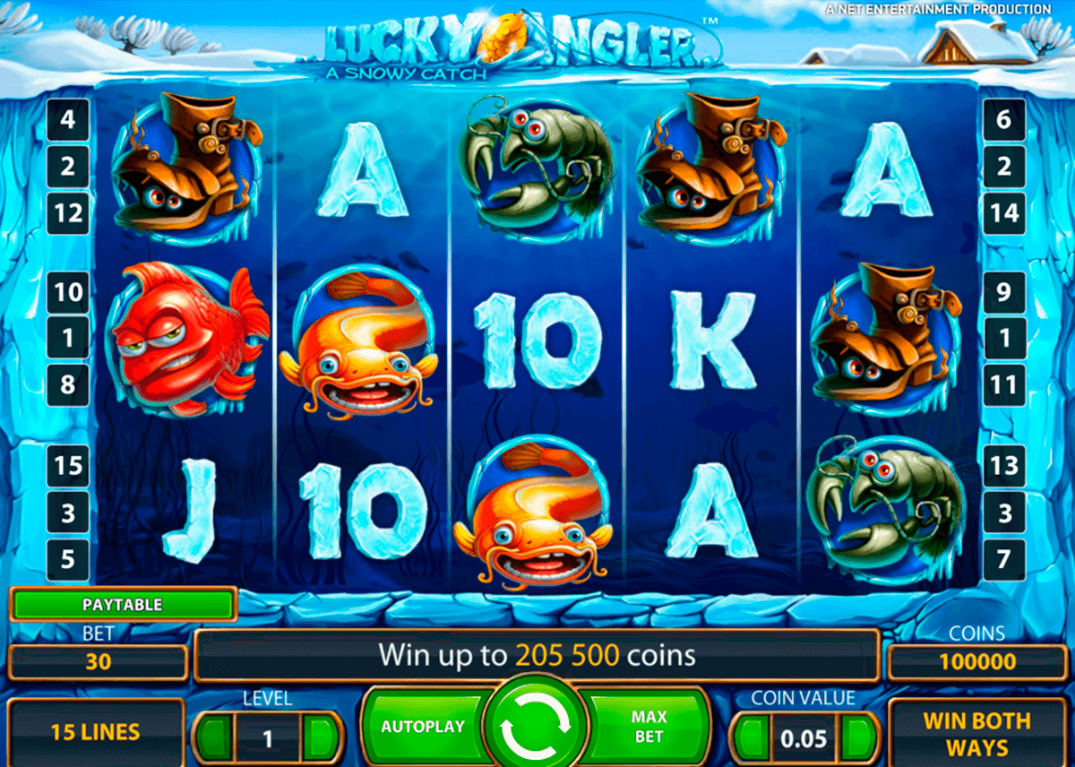 lucky angler netent kolikkopelit