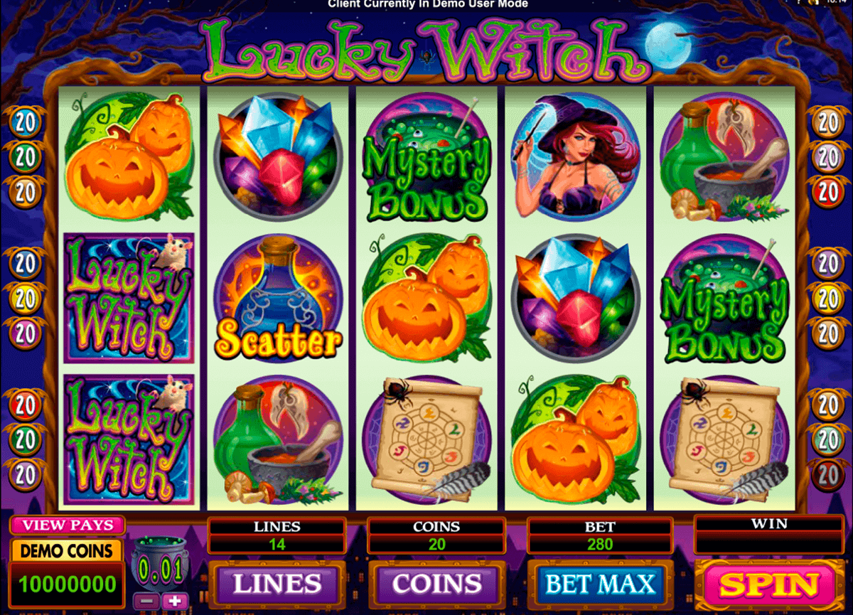 lucky witch microgaming kolikkopelit