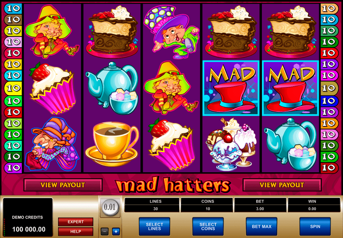 mad hatters microgaming kolikkopelit