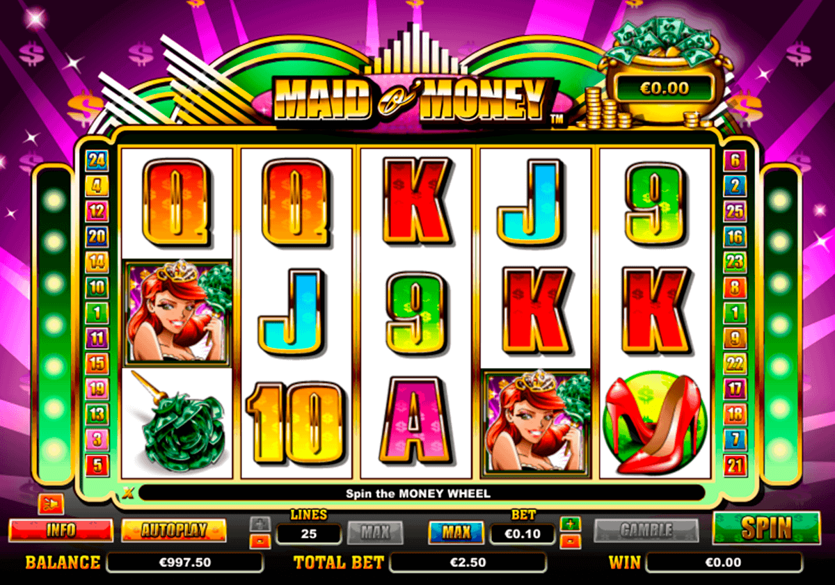 maid o money netgen gaming kolikkopelit