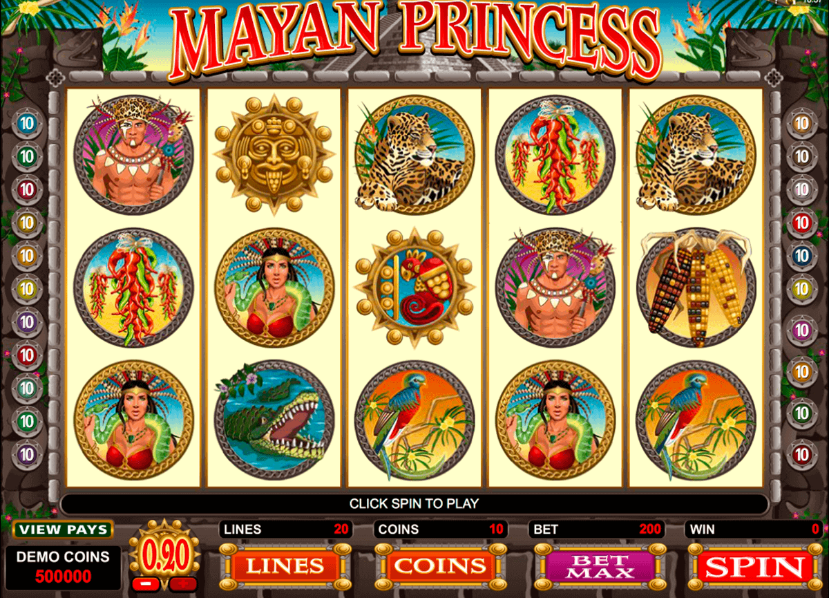 mayan princess microgaming kolikkopelit