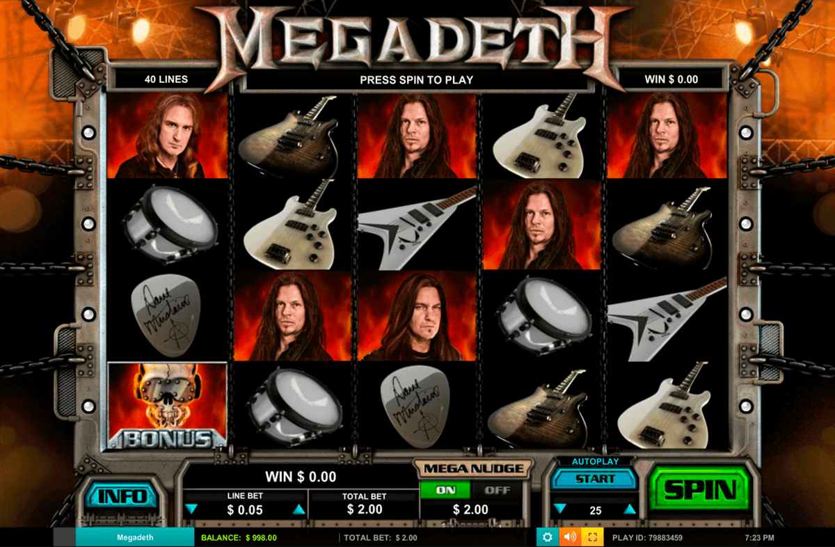megadeth leander kolikkopelit