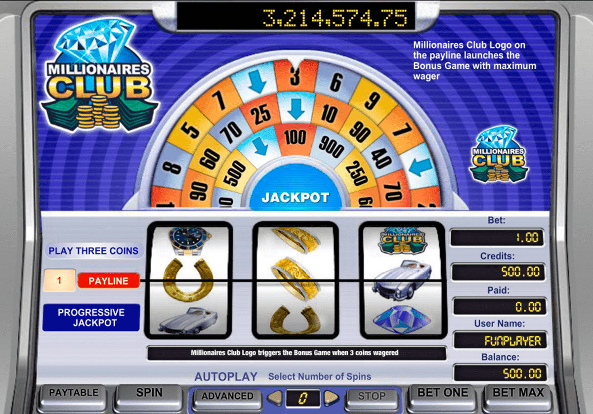 millionaires club i amaya kolikkopelit