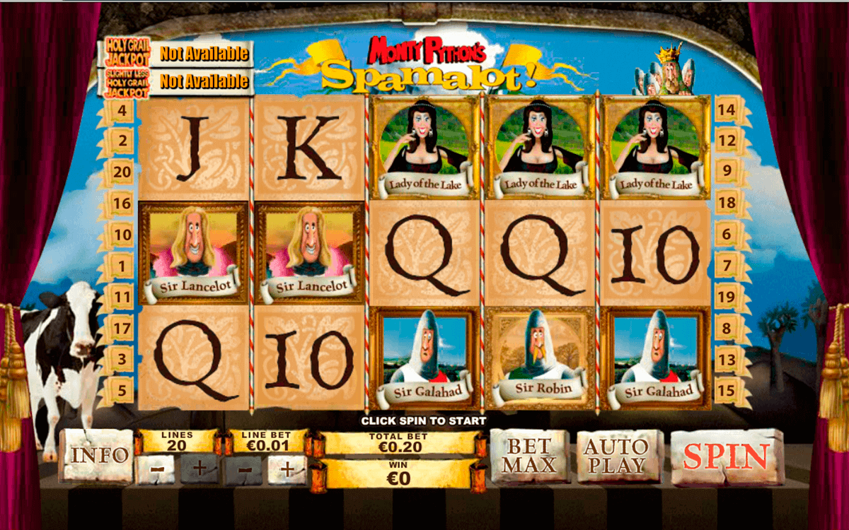 monty pythons spamalot playtech kolikkopelit