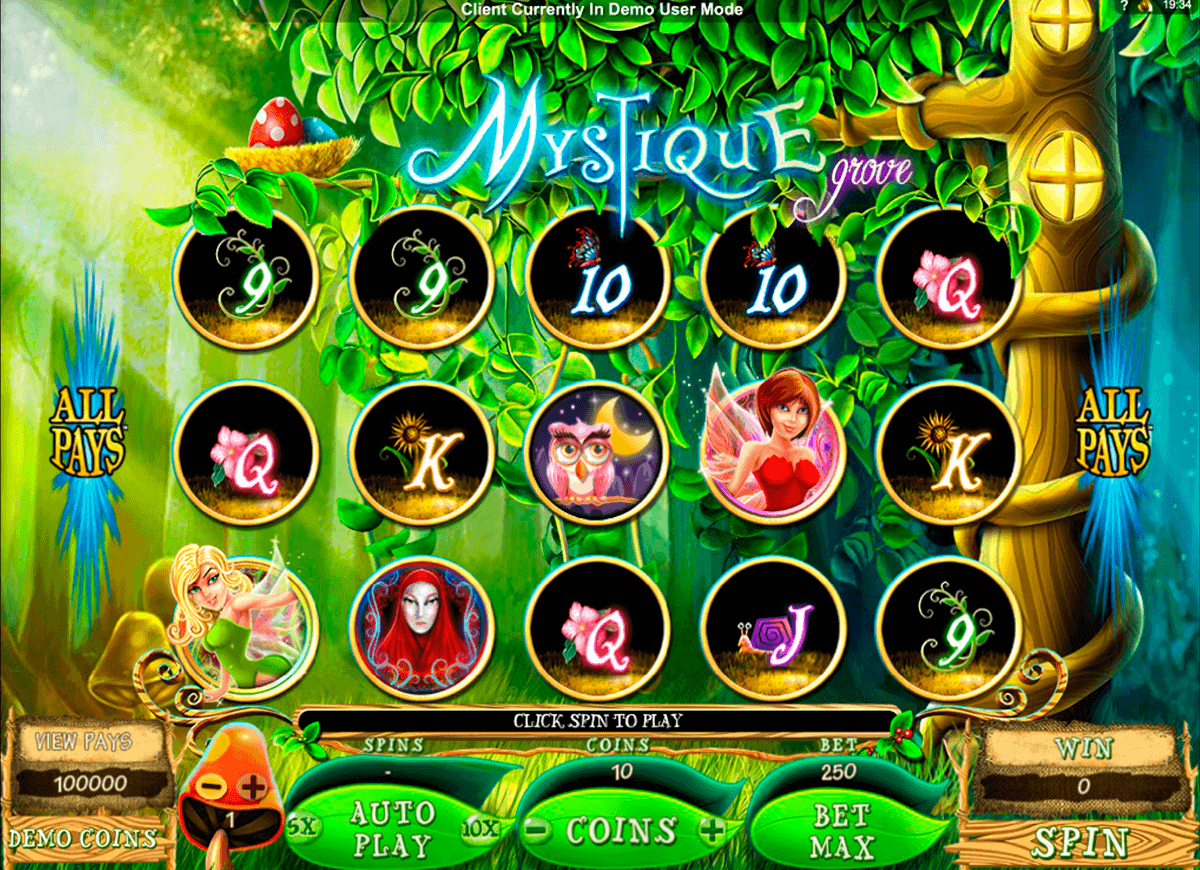 mystique grove microgaming kolikkopelit