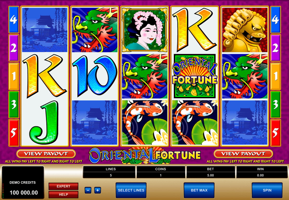 oriental fortune microgaming kolikkopelit