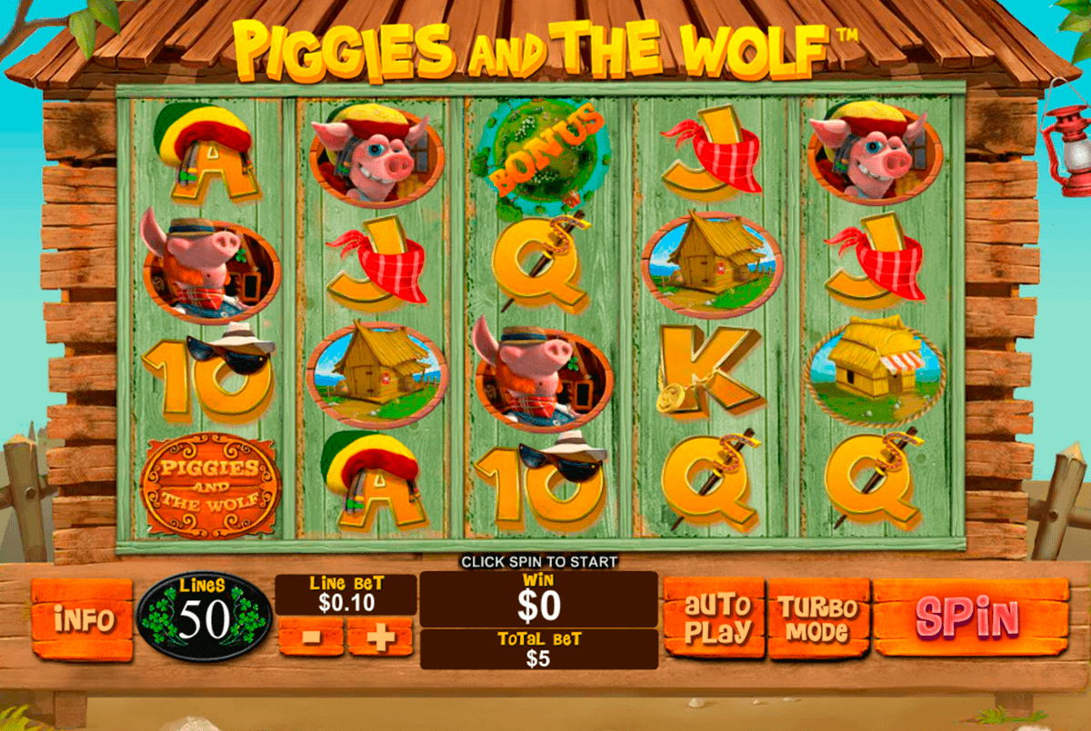 piggies and the wolf playtech kolikkopelit