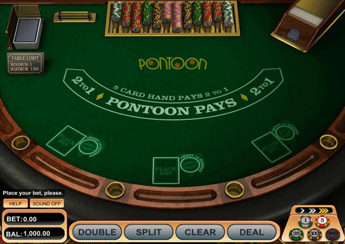 pontoon blackjack betsoft blackjack