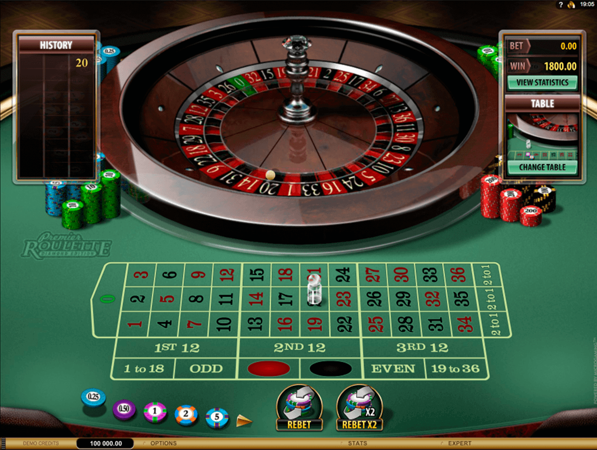 premier roulette diamond edition microgaming ruletti