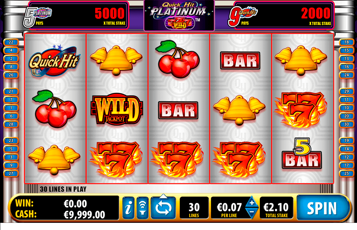 quick hit platinum bally kolikkopelit