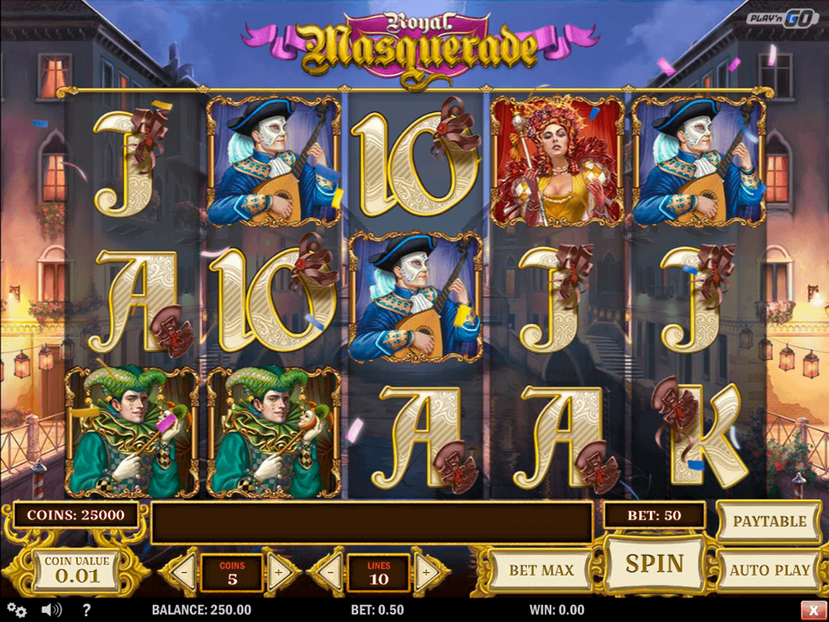 royal masquerade playn go kolikkopelit