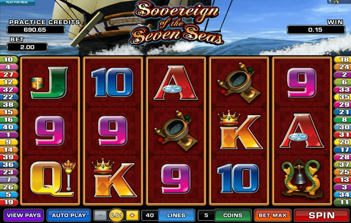 sovereign of the seven seas microgaming kolikkopelit