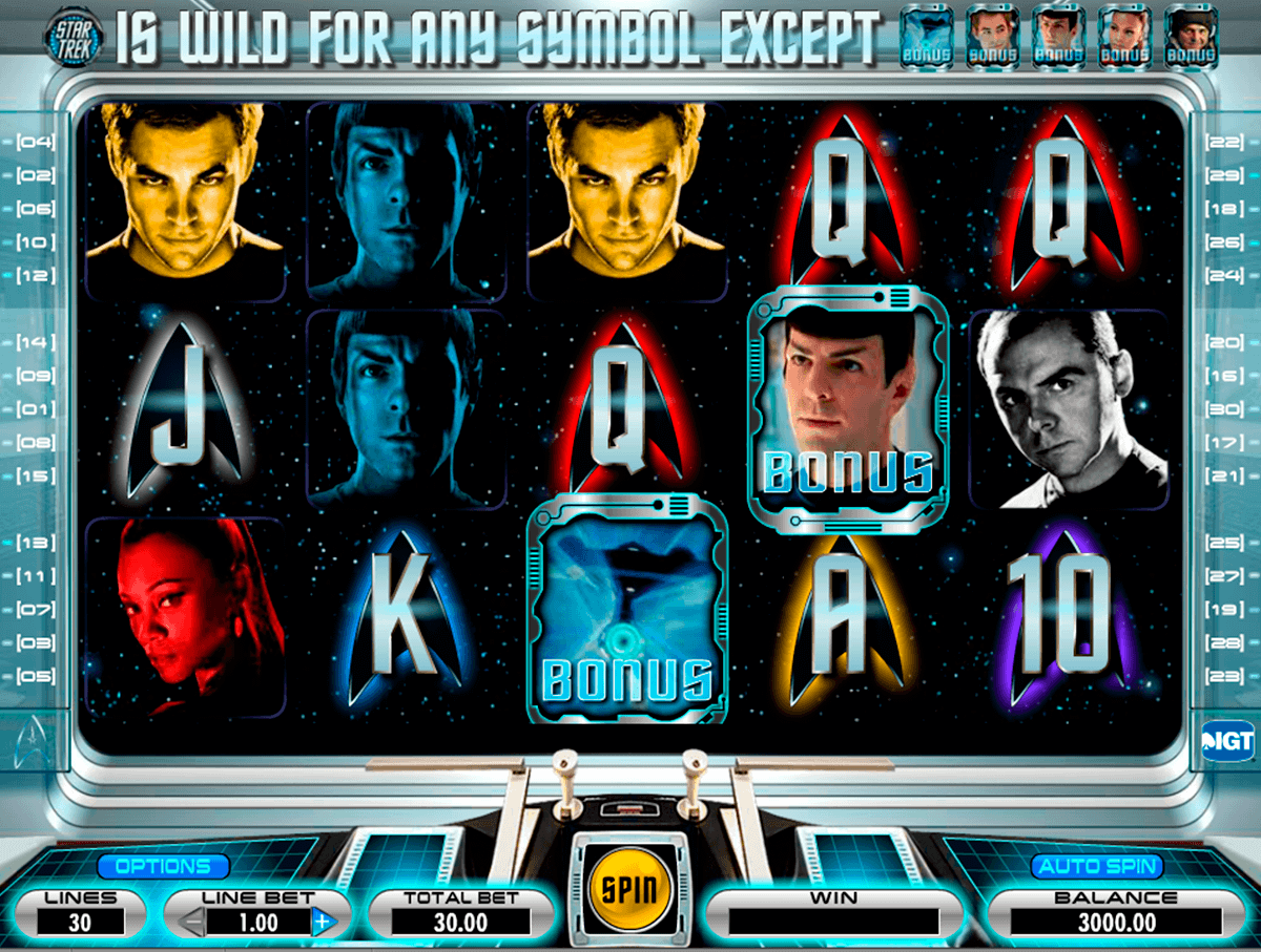 star trek igt kolikkopelit
