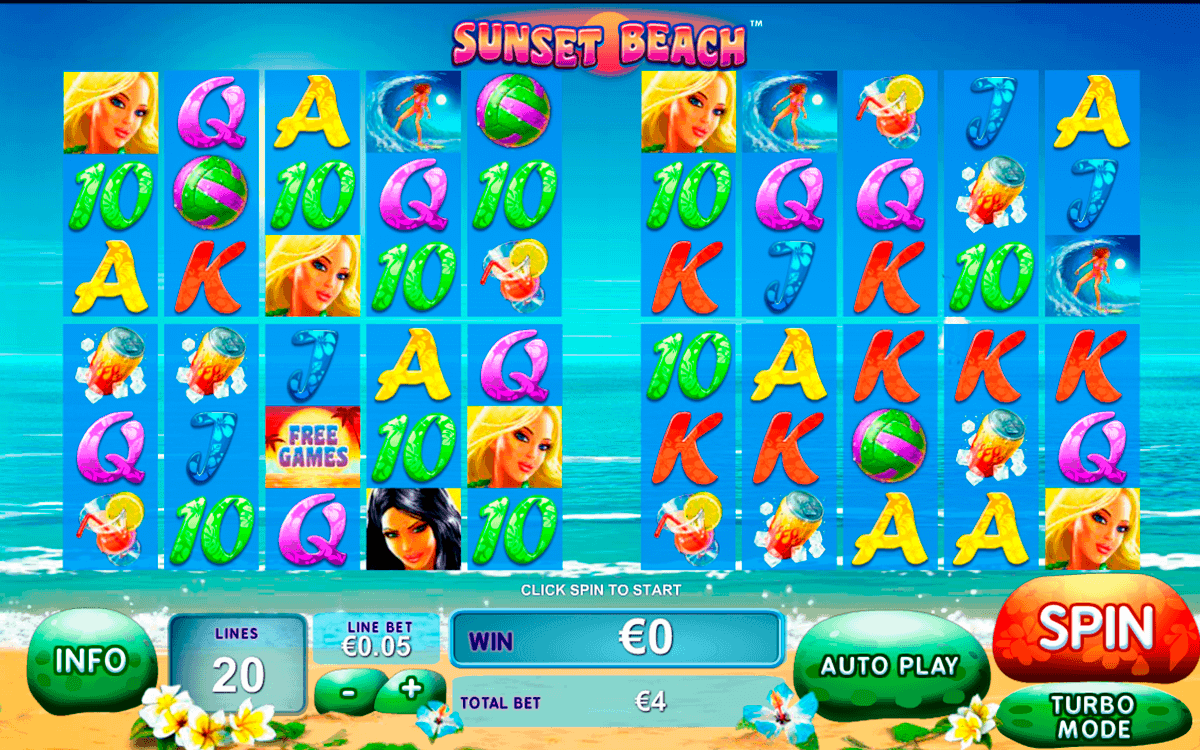 sunset beach playtech kolikkopelit