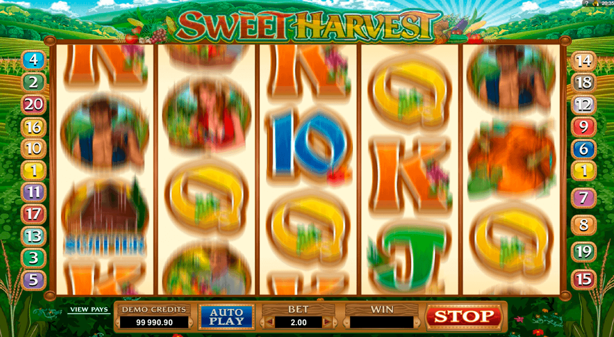 sweet harvest microgaming kolikkopelit